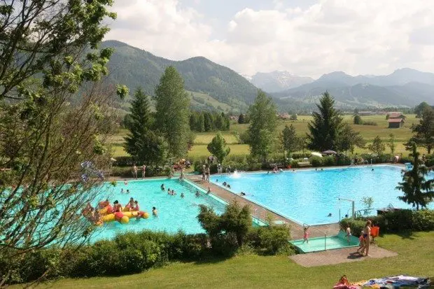 Alpenfreibad Trauchgau Ueberblick Alpenfreibad Trauchgau Ueberblick