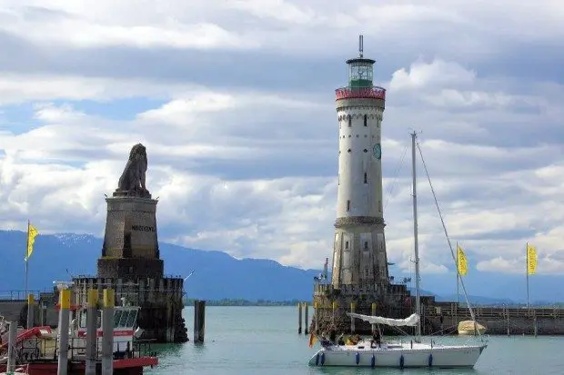 Bodensee Insel Lindau Schiff Bodensee Insel Lindau Schiff