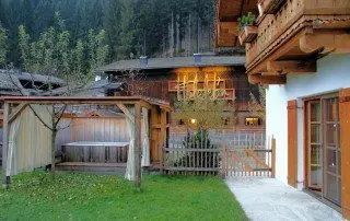 Feriendorf Großarltal Außenbadewanne