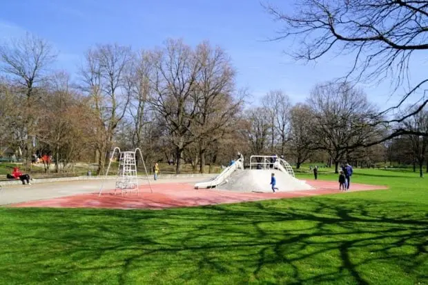 Hirschgarten Wasserspielplatz