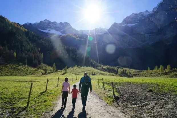 Panoramaweg am Ahornboden
