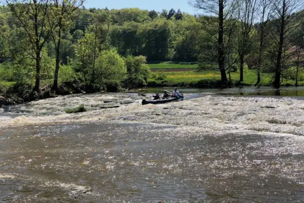 Altmuehl-Bootsfahrt-Rutsche