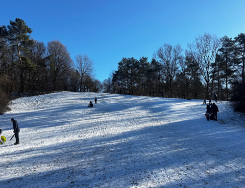 Rodeln im Ostpark – Neuperlach