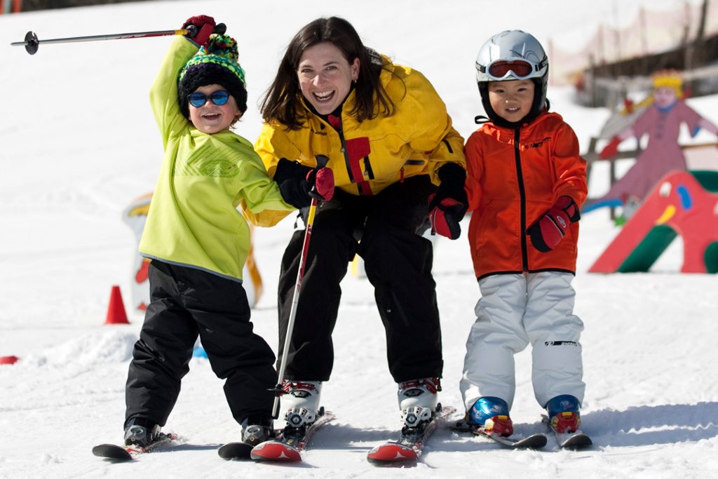 Villa Lustig Lenggries Skifahren für Kinder
