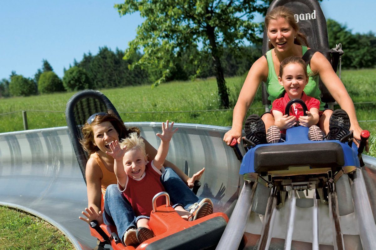 Sommerrodeln bayerischer Wald