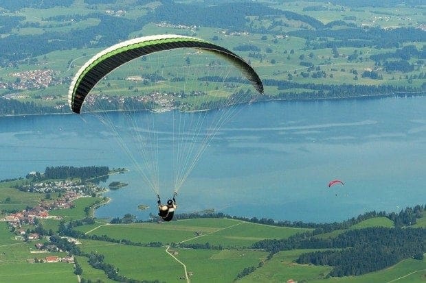 Tegelberg Gleitschirmflieger