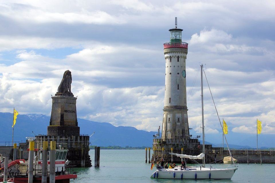 Bodensee Insel Lindau Schiff