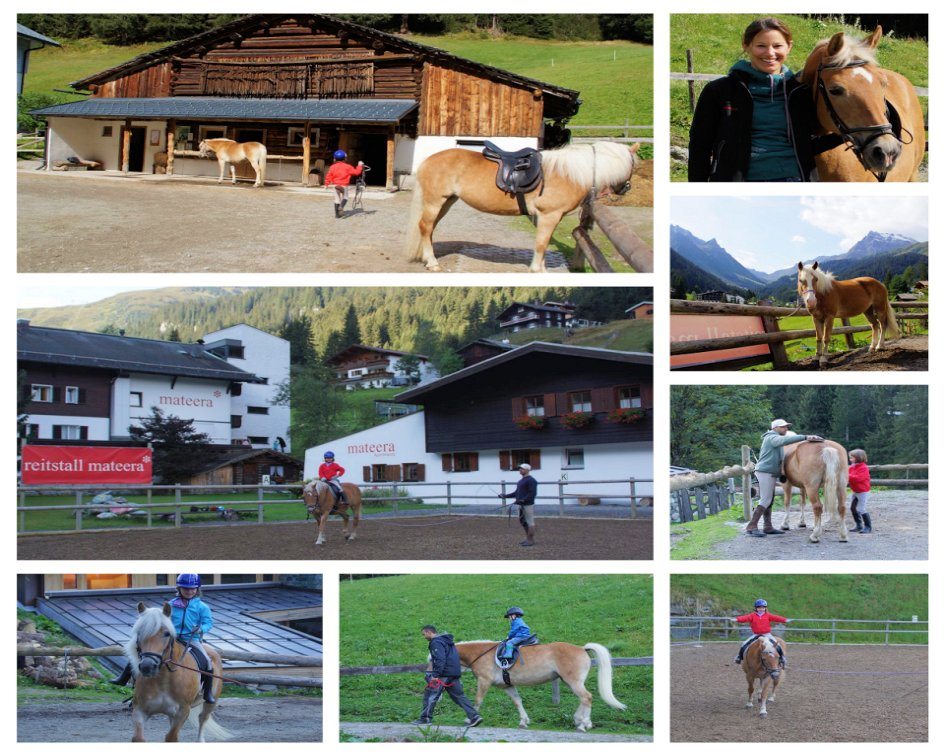Mateera Reiturlaub Familie Collage Mateera Reiturlaub Familie Collage