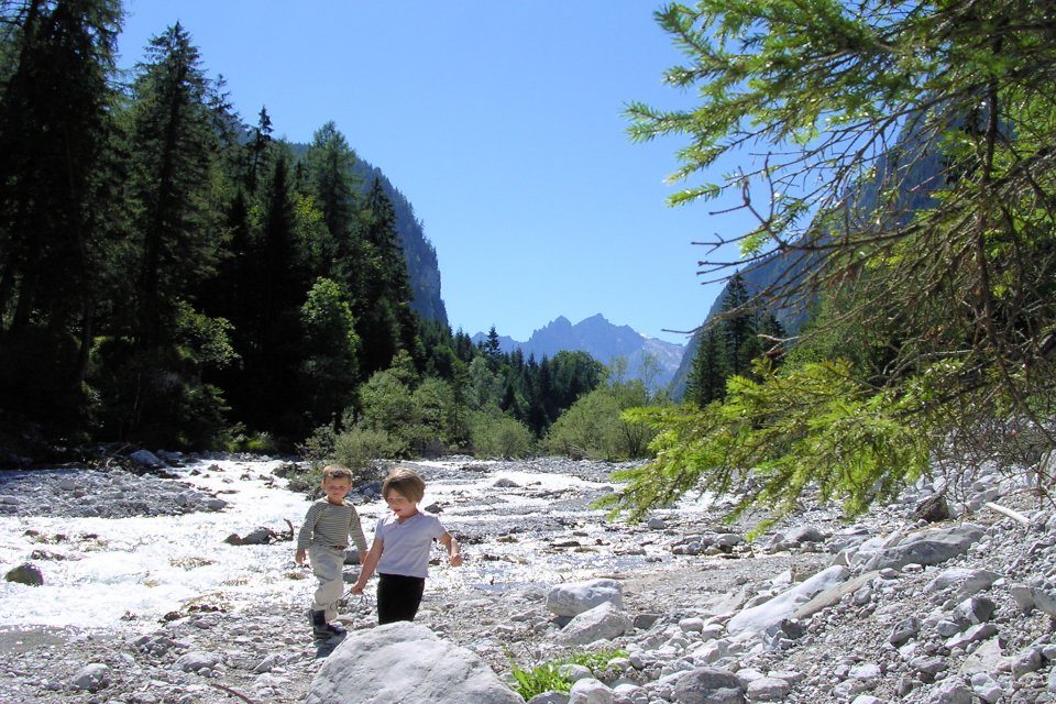 Wimbachtal Wanderung Kinder