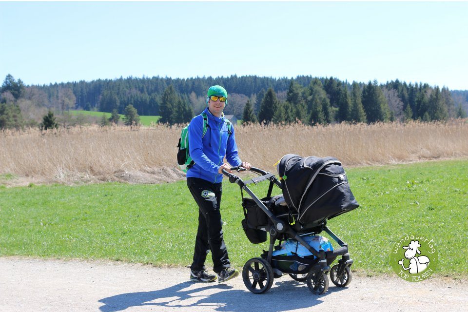 Maisinger See Papa Kinderwagen
