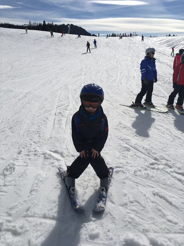 Winkelmoosalm Skifahren Kind