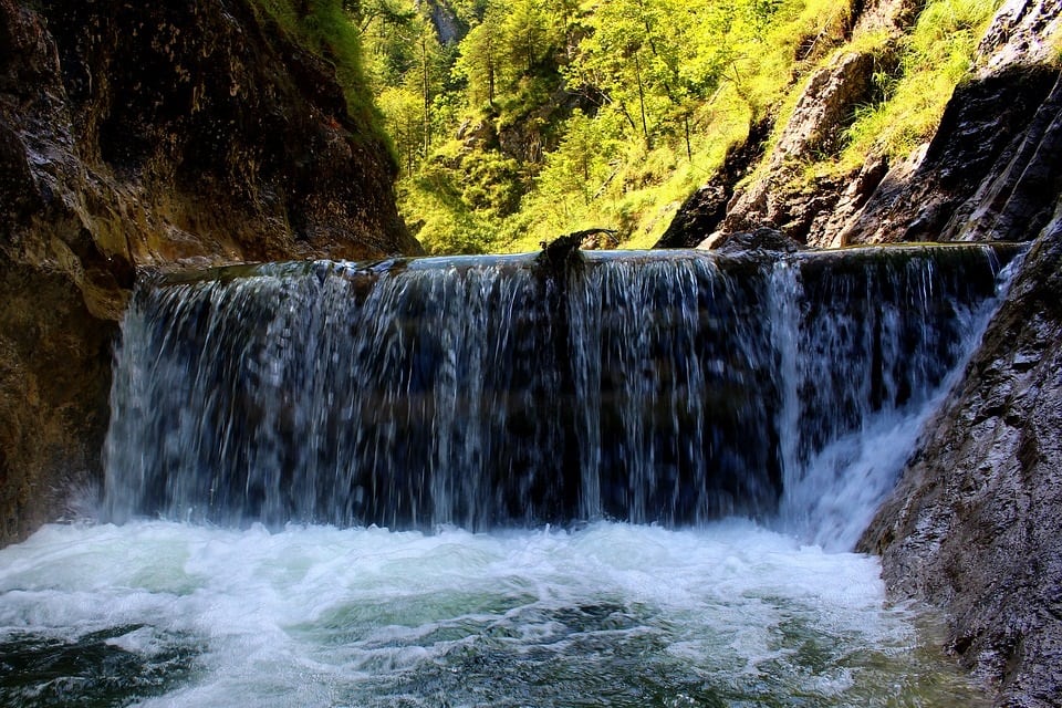 Kundler Klamm Wasserfall Wasserfall Tirol