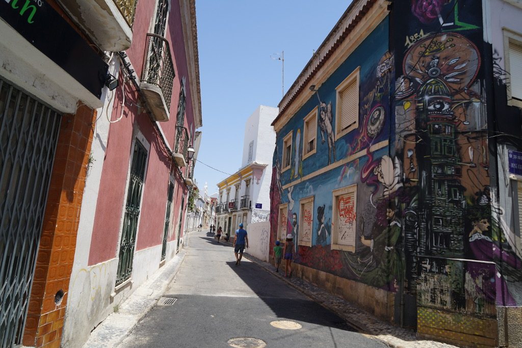 Streetart in Faro an der Algarve