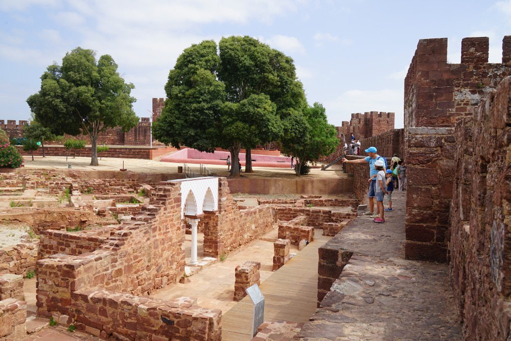 Burg von Silves in der Algarve Portugal