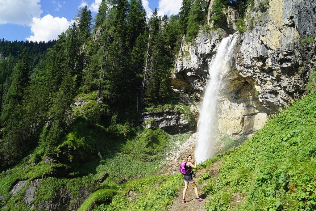 Johanneswasserfall Obertauern Wasserfall 60 Meter hoch