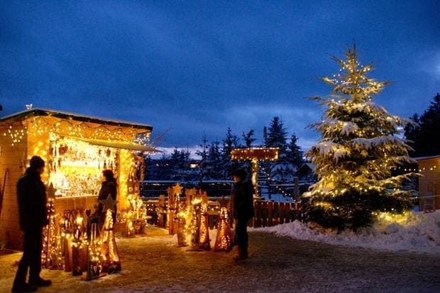 Wintermarkt am Wald Wipfelweg