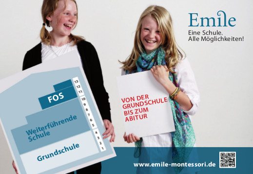 Schüler der Montessori Schule Emile Neubiberg
