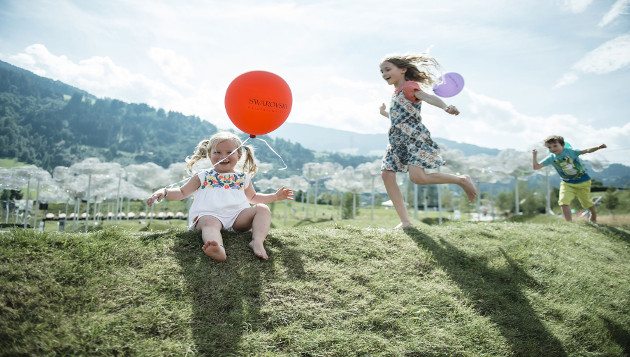 Kinder in den Swarovski Kristallwelten