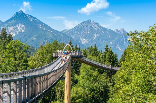 Baumkronenweg Füssen Walderlebniszentrum Baumweg