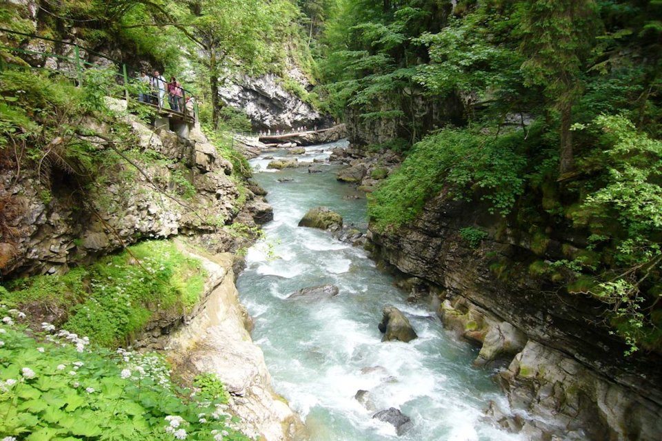 Wasser in der Klamm