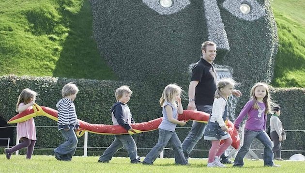 Kinder in den Swarovski Kristallwelten