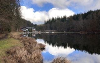 deininger weiher mit waldhaus