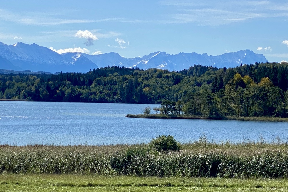 Zugspitzpanorama von den Osterseen