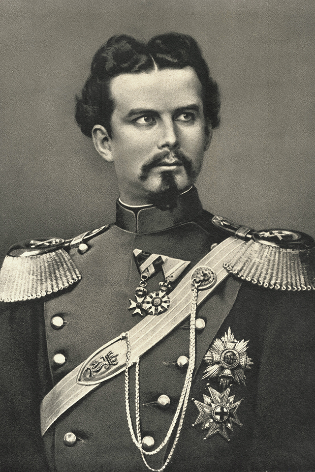 Ludwig II. um 1874©JL Schlim