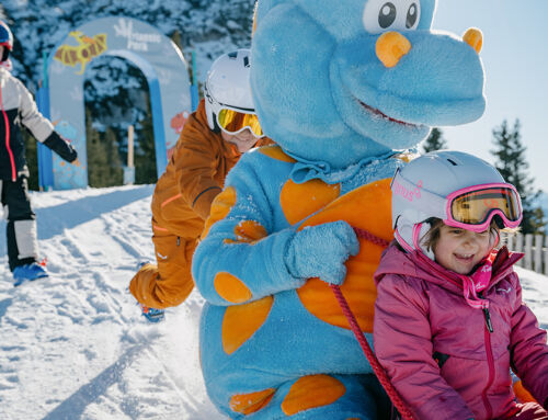 Familien-Winterabenteuer auf der Steinplatte